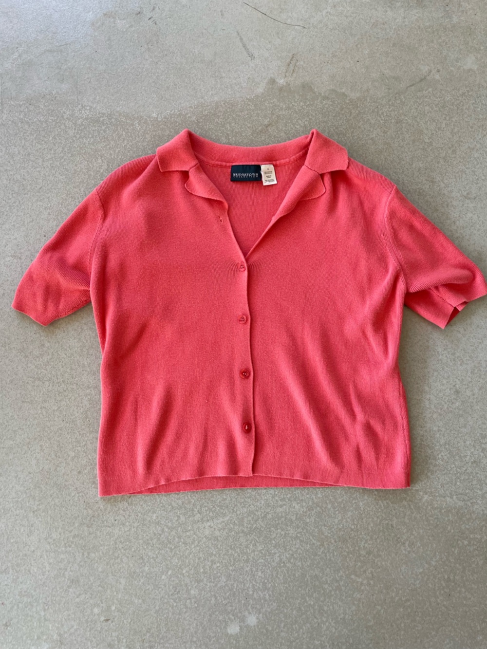 croft & barrow Coral Knit Pullover Sweater